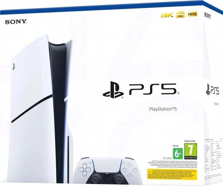 Стаціонарна ігрова приставка Sony PlayStation 5 Slim 1TB + диск Horizon: Forbidden West Sony PlayStation 5 Slim 1TB Horizon фото