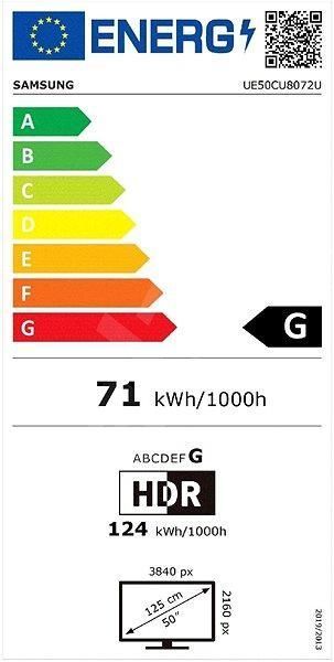 Телевізор 50" Samsung UE50CU8072 (UE50CU8072UXXH) UE50CU8072 фото