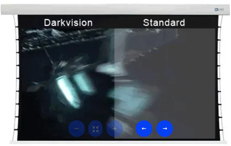 Екран DELUXX Cinema SlimFrame з висококонтрастною рамкою 332 x 186 см 150" (16:9) - DARKVISION DELUXX Cinema SlimFrame  фото
