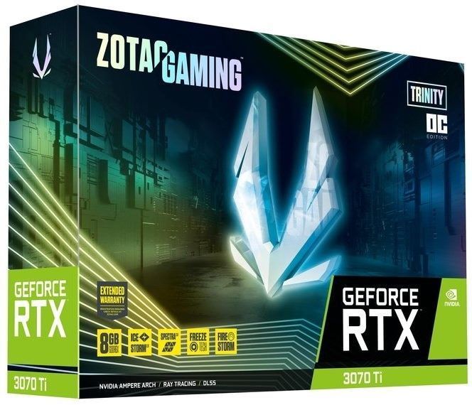 Відеокарта Zotac GAMING GeForce RTX 3070 Ti Trinity OC ZT-A30710J-10P фото