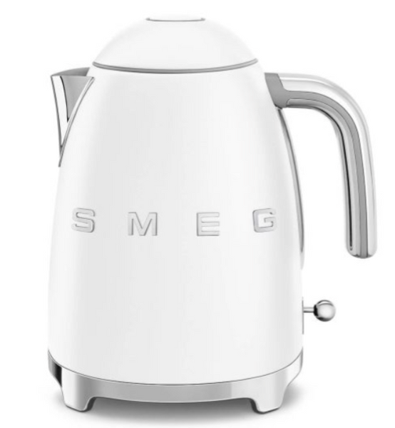 Набір тостерів і чайників Smeg Retro Series - Матовий білий - Модель TSF01WHMEU + KLF03WHMEU TSF01WHMEU+KLF03WHMEU фото