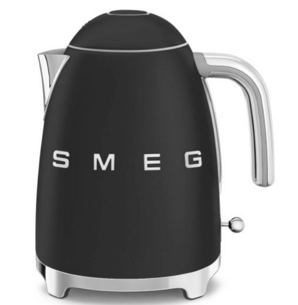 Набір тостерів і чайників Smeg Retro Series - Matte Black - Модель TSF01BLMEU + KLF03BLMEU TSF01BLMEU + KLF03BLMEU фото