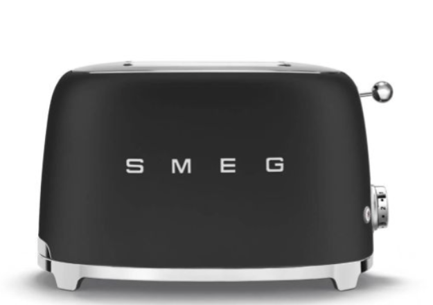 Набір тостерів і чайників Smeg Retro Series - Matte Black - Модель TSF01BLMEU + KLF03BLMEU TSF01BLMEU + KLF03BLMEU фото
