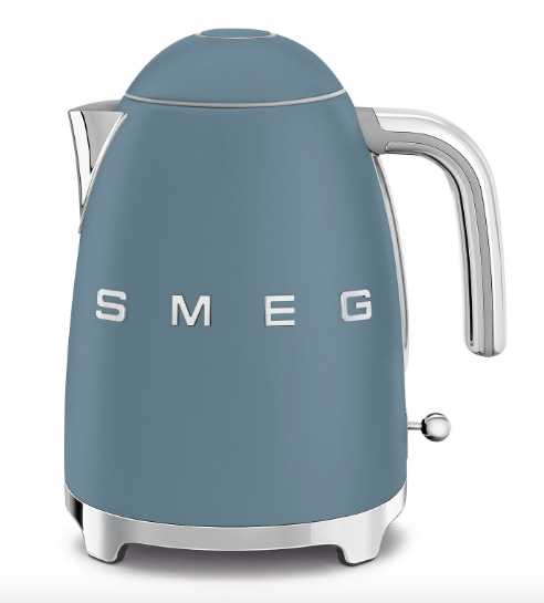 Набір тостерів і чайників Smeg Retro Series - Emerald blue Matte - Модель TSF01SBMEU + KLF03SBMEU TSF01SBMEU + KLF03SBMEU фото