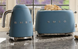 Набір тостерів і чайників Smeg Retro Series - Emerald blue Matte - Модель TSF01SBMEU + KLF03SBMEU TSF01SBMEU + KLF03SBMEU фото 1