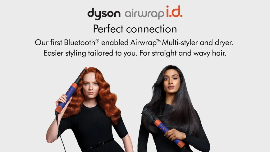 Стайлер Dyson Airwrap i.d. multi-styler and dryer Straight+Wavy Vinca Blue/Topaz (533670-01) 533670-01 фото