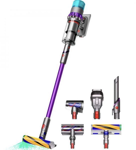 Пилосос 2в1 (вертикальний + ручний) Dyson Gen5detect Absolute Nickel/Purple (446989-01) 446989-01 фото
